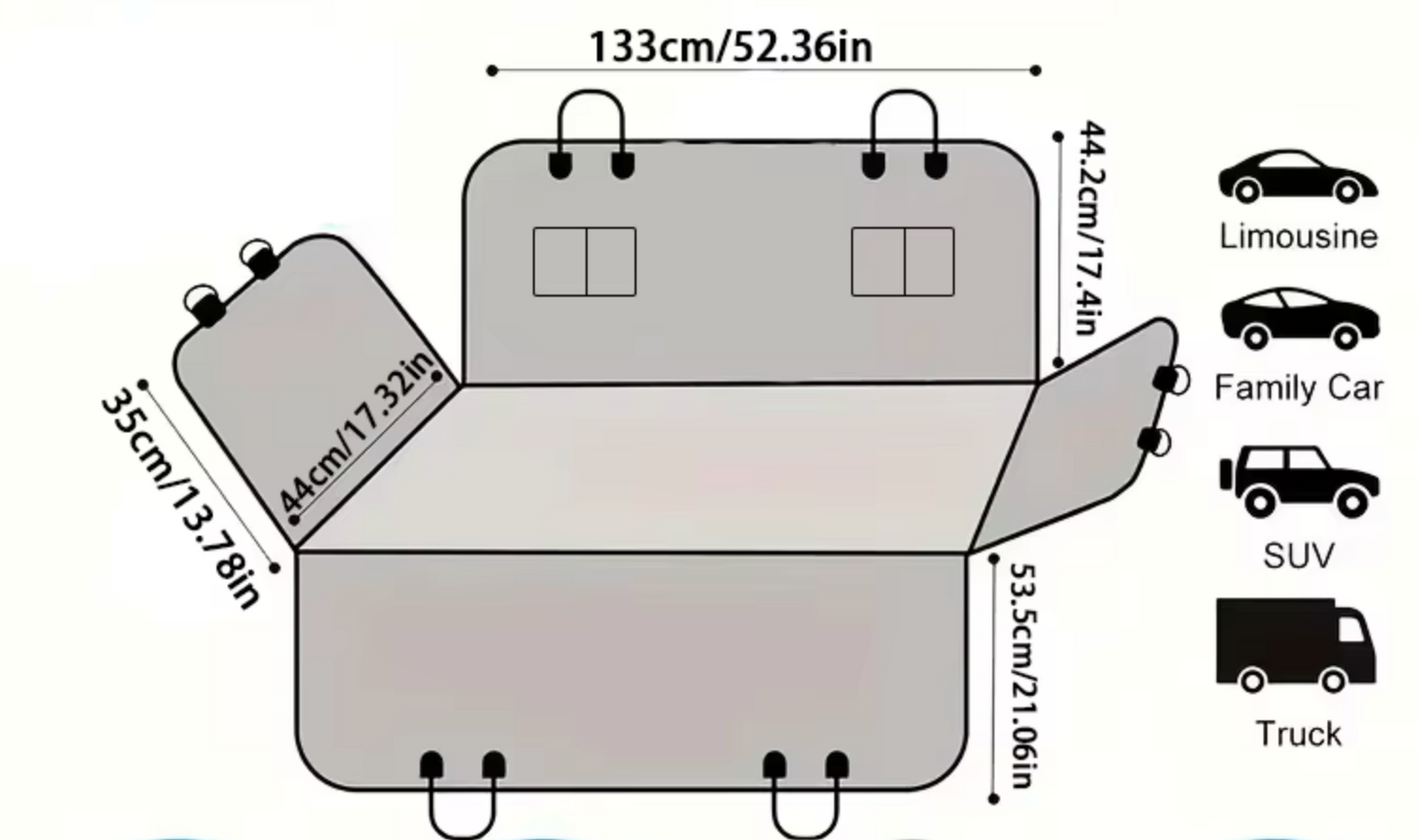 Housse de siège pour chien