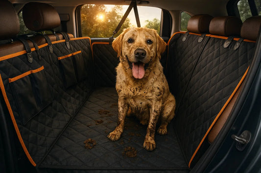 Housse de siège auto pour chien — Protection totale en 60 secondes